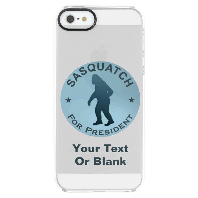 Sasquatch For President Uncommon iPhone Case (Back)