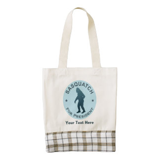 Sasquatch For President Zazzle HEART Tote Bag