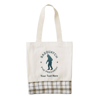 Sasquatch For President Zazzle HEART Tote Bag