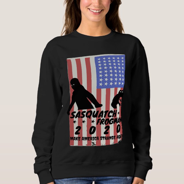 SASQUATCH FROGMAN 2020 American Cryptozoology Sweatshirt (Front)