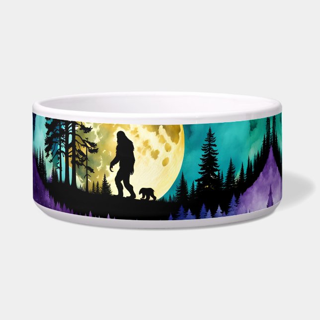 Sasquatch Full moon  Bowl (Front)