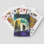 Sasquatch Full moon Poker Cards