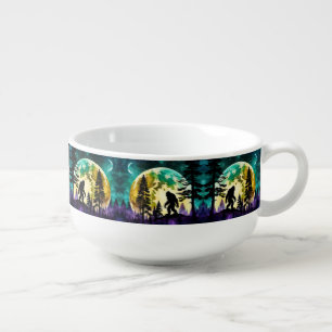 Sasquatch Full moon Soup Mug