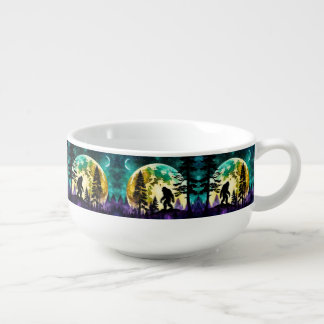 Sasquatch Full moon Soup Mug
