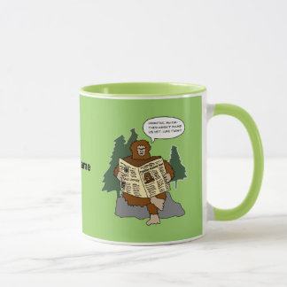 Sasquatch Gift Idea Funny Bigfoot Cartoon Mug