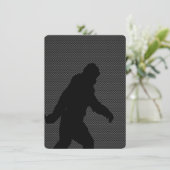 Sasquatch Gone Squatchin on Carbon Fiber Decor (Standing Front)