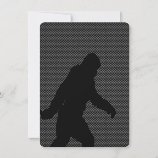 Sasquatch Gone Squatchin on Carbon Fiber Decor (Front)