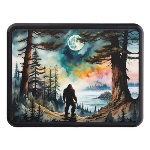  Sasquatch high on a Mountain Hitch Cover