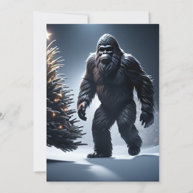 Sasquatch Holiday Card (Front)