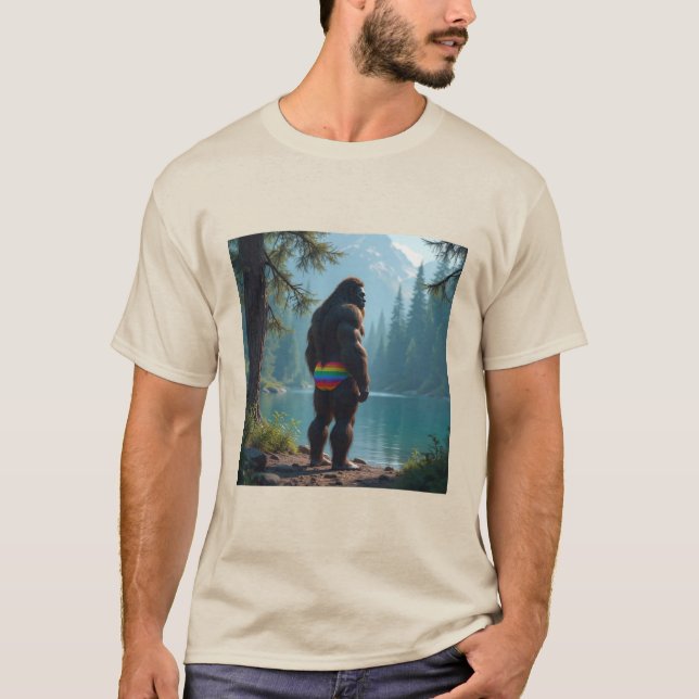 Sasquatch in bloom T-Shirt (Front)