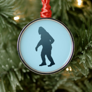 Sasquatch Metal Ornament