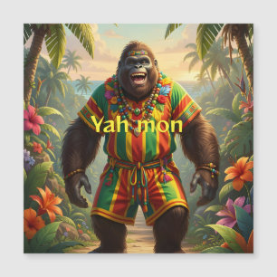 Sasquatch partying in jamaica
