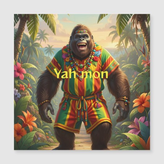 Sasquatch partying in jamaica (Front)
