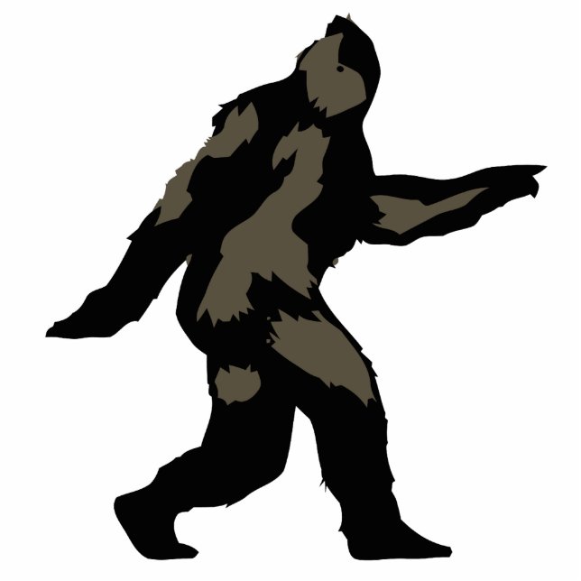 Sasquatch Photo Sculpture Cutouts (Front)