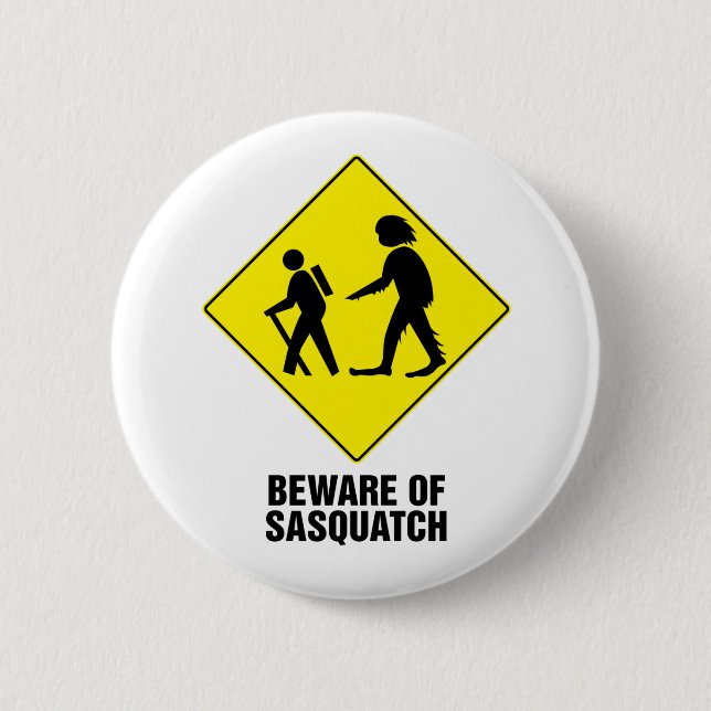 Sasquatch Pinback Button (Front)