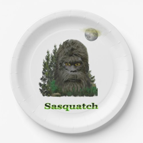 Sasquatch products paper plates