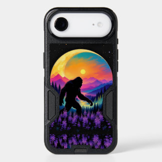 Sasquatch Rainbow Mountain Moon Wall Clock iPhone 17 Air Case