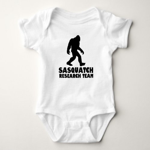 Sasquatch Research Team  Bigfoot Baby Bodysuit