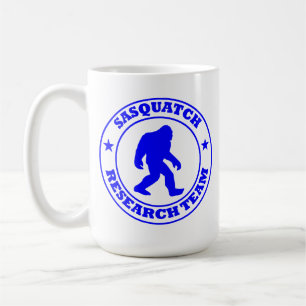 SASQUATCH RESEARCH TEAM - Bigfoot Pro's Blue Logo Coffee Mug