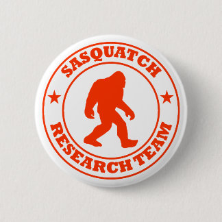 SASQUATCH RESEARCH TEAM - Bigfoot Pro's Red Logo Pinback Button