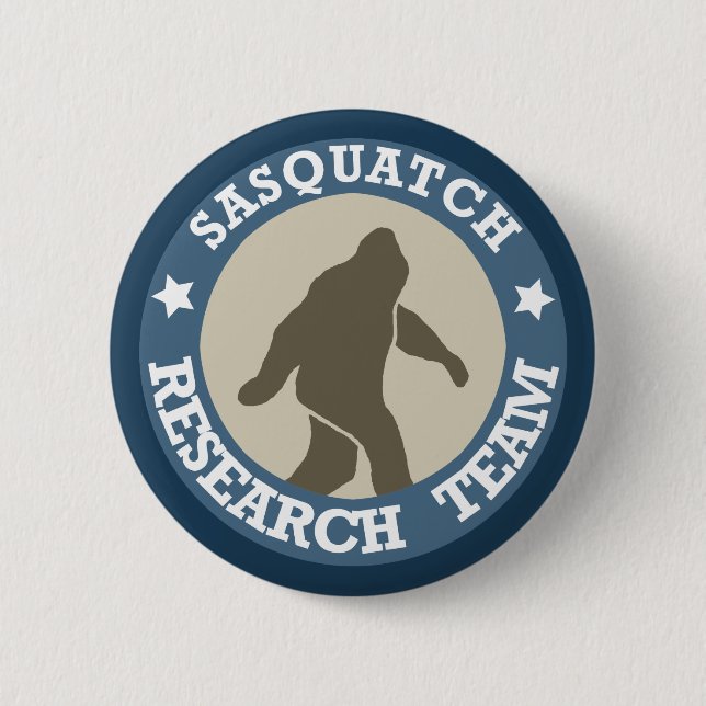 Sasquatch Research Team Pinback Button (Front)