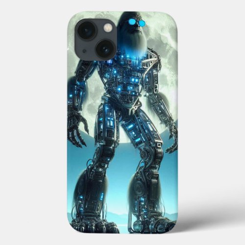 Sasquatch Robot iPhone 13 Case