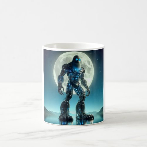 Sasquatch Robot Coffee Mug