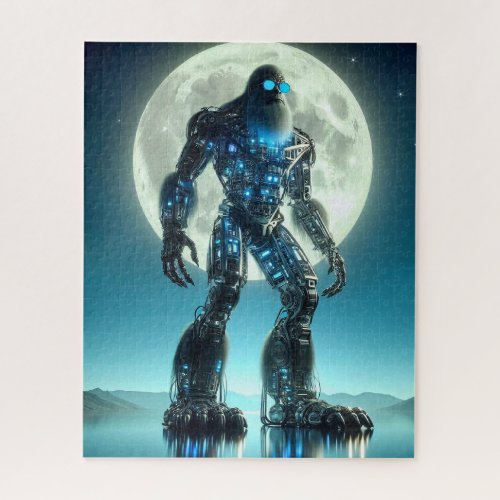 Sasquatch Robot Jigsaw Puzzle