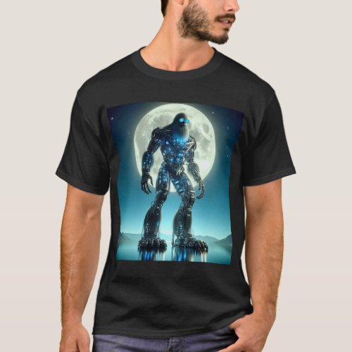 Sasquatch Robot T_Shirt