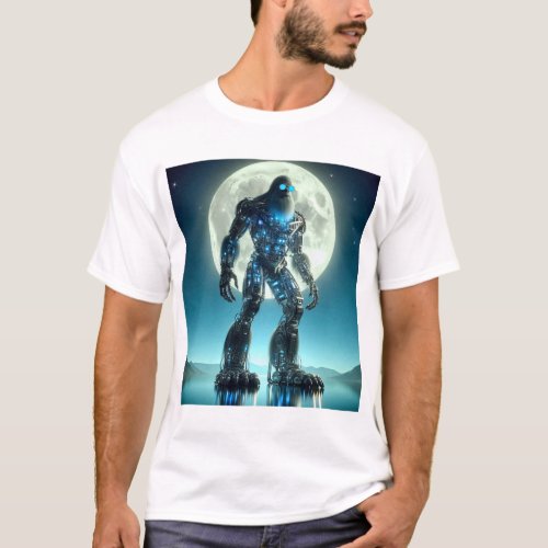 Sasquatch Robot T_Shirt