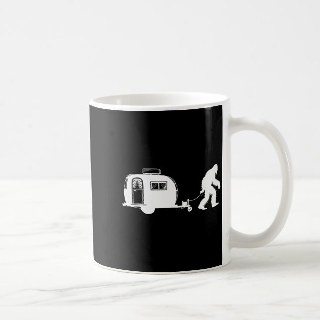 Sasquatch Rv Motorhome Camng Bigfoot Campervan Fun Coffee Mug (Right)