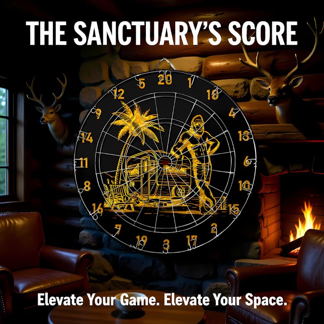 Sasquatch’s Secret Hobby Revealed Dart Board (Creator Uploaded)