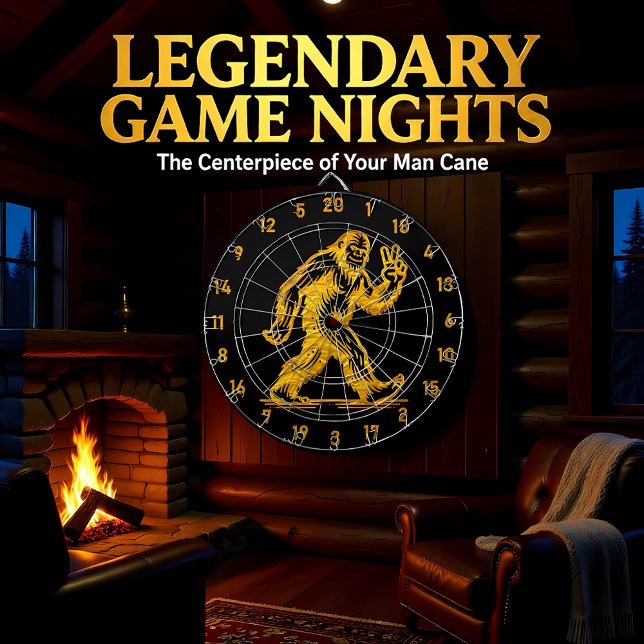 Sasquatch Says: Aim for Glory Dart Board (Creator Uploaded)