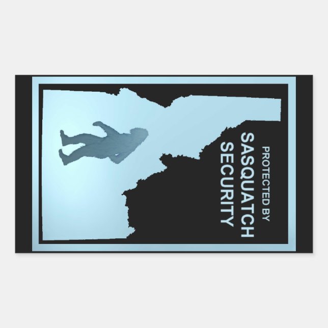 Sasquatch Security - Idaho Rectangular Sticker (Front)