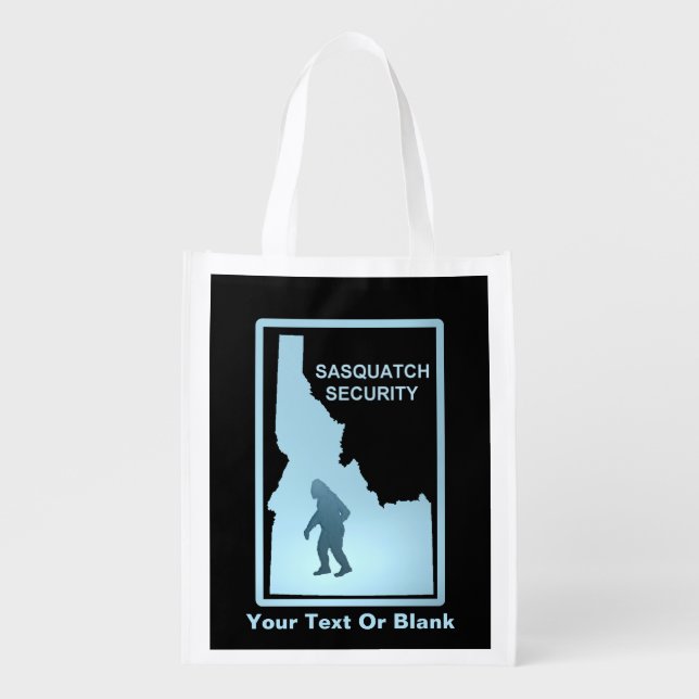 Sasquatch Security - Idaho Reusable Grocery Bag (Front)