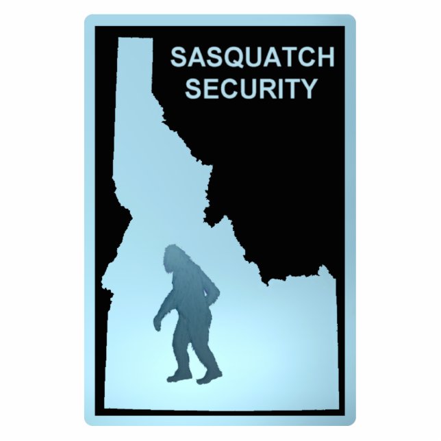 Sasquatch Security - Idaho Statuette (Front)