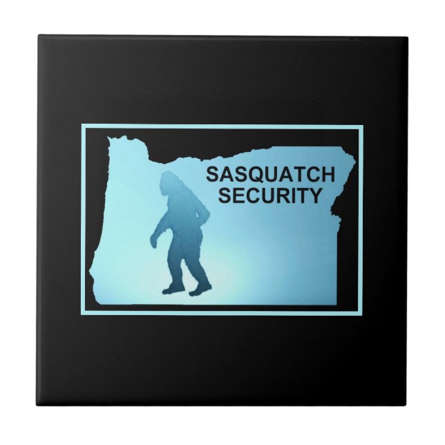Sasquatch Security - Oregon Ceramic Tile (Front)