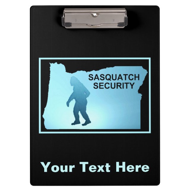 Sasquatch Security - Oregon Clipboard (Front)