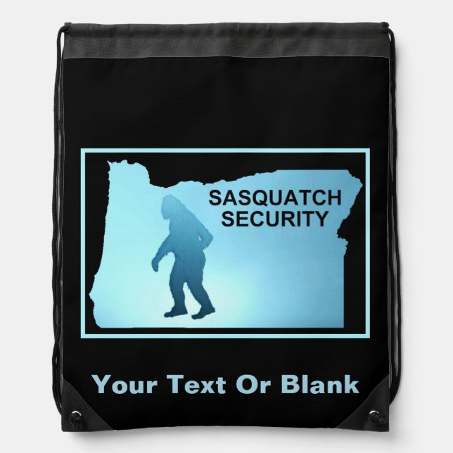 Sasquatch Security - Oregon Drawstring Bag (Front)