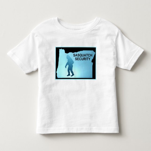 Sasquatch Security - Oregon Toddler T-shirt (Front)