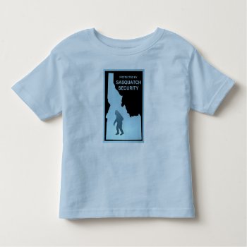 Sasquatch Security Toddler T-shirt by Bluestar48 at Zazzle