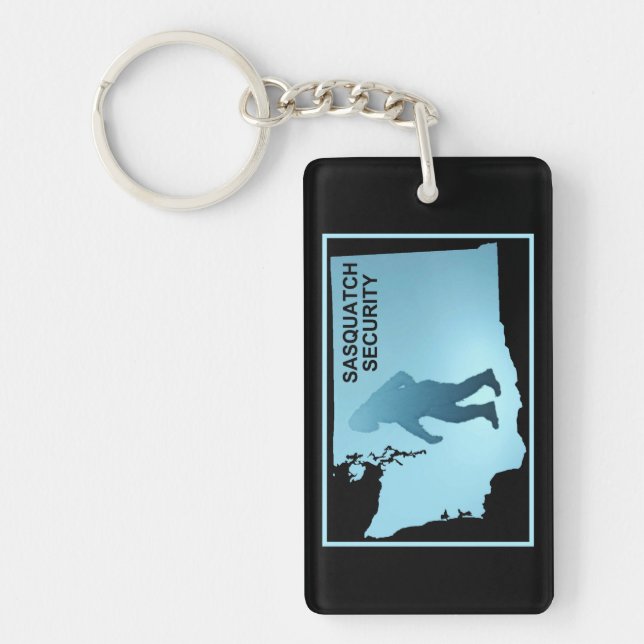 Sasquatch Security - Washington Keychain (Front)