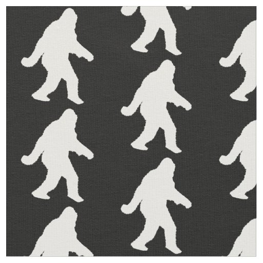 Sasquatch Silhouette Fabric