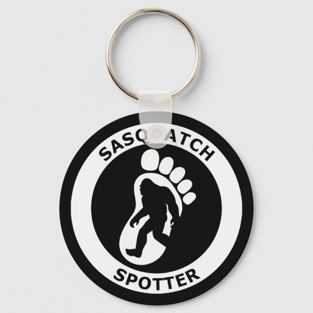 Sasquatch Spotter Keychain (Front)