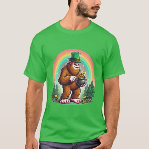 Sasquatch St Patricks Day T_Shirt