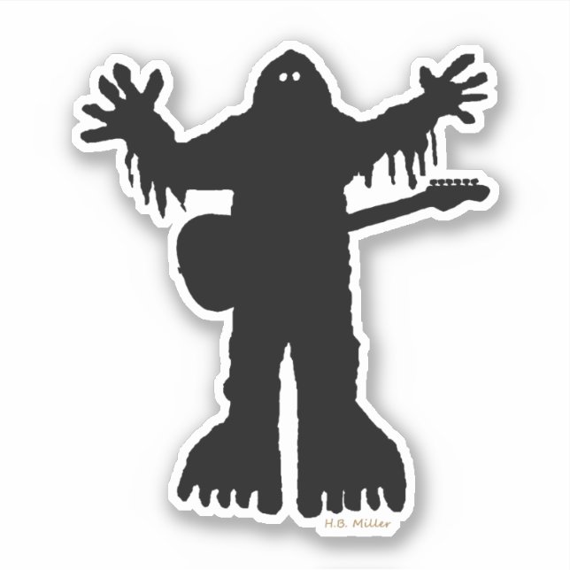Sasquatch Sticker (Front)