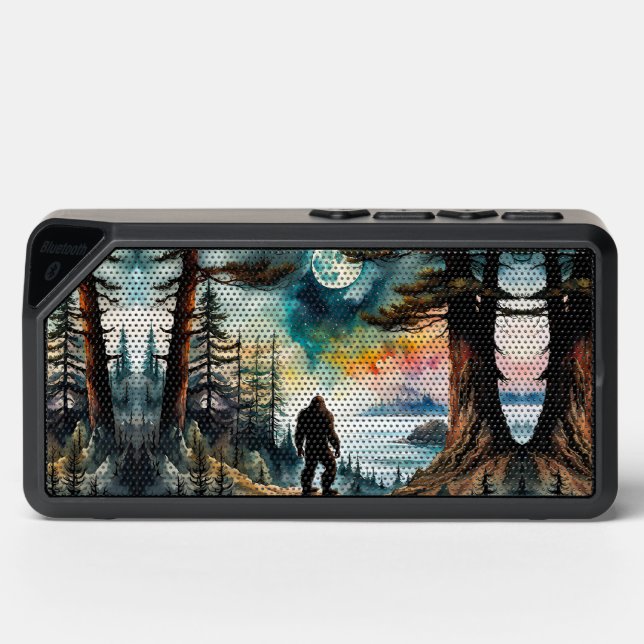Sasquatch Surveys His Land and the Ocean Bluetooth Speaker (Front)