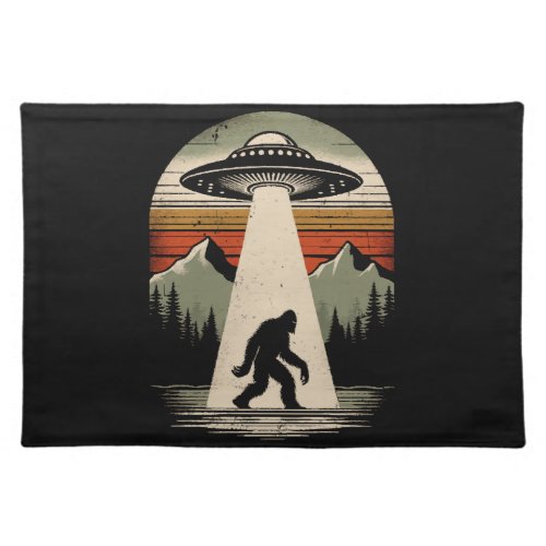 Sasquatch Swagger Elevate Your Look with Bigfoot_I Cloth Placemat