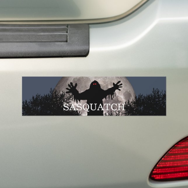 SASQUATCH - TALKING CANYONS, NEW MEXICO BUMPER STICKER (On Car)