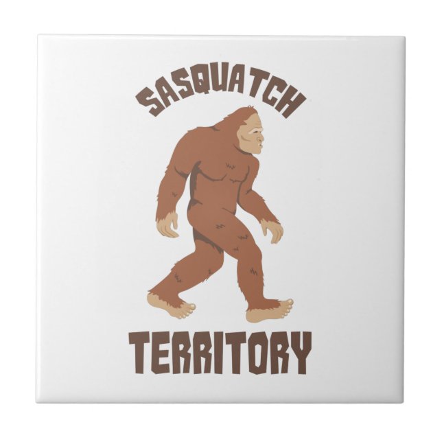 Sasquatch Territory Ceramic Tile (Front)